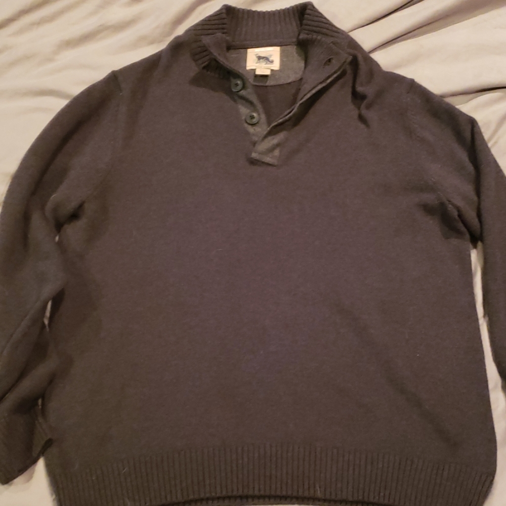 Mens Grey dress sweater